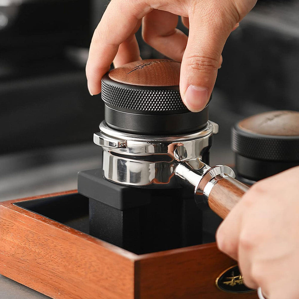 
                      
                        Wood Lid Coffee Distributor
                      
                    