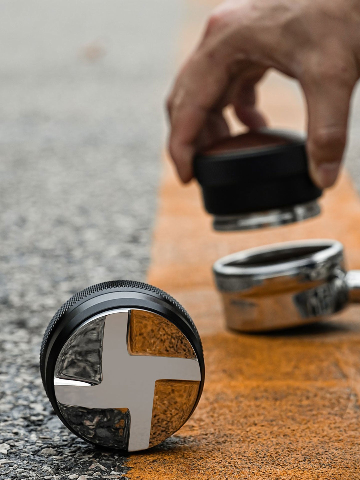 Wood Lid Coffee Distributor
