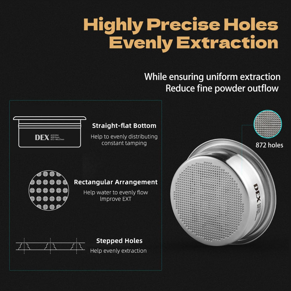 
                      
                        Filter Basket DEX - 58mm
                      
                    