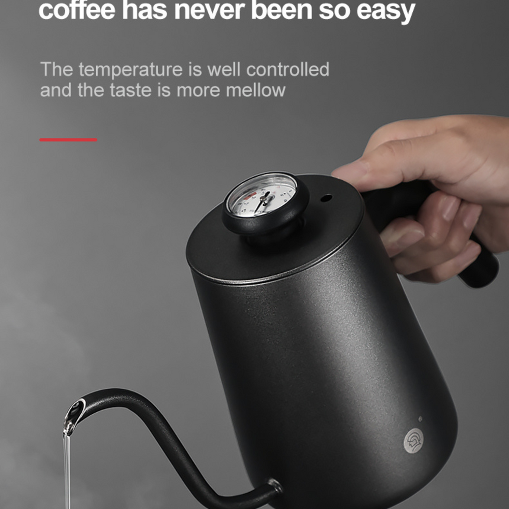 
                      
                        Gooseneck Pour Over Kettle with Thermometer - 650ml
                      
                    