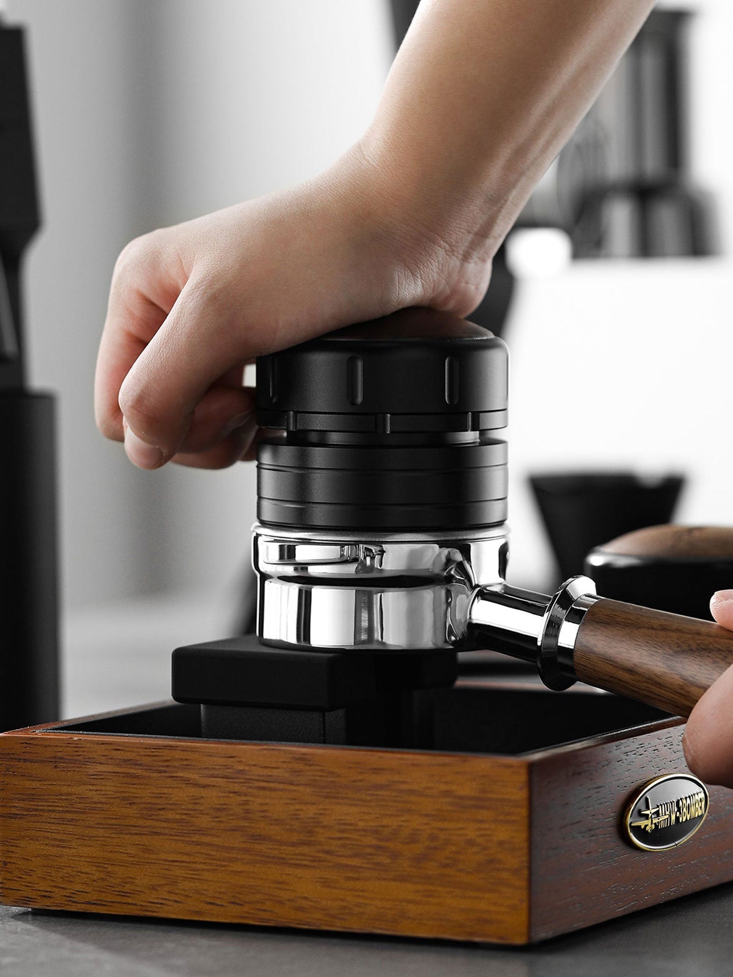 Gravity Coffee Tamper & Distributor - 58mm