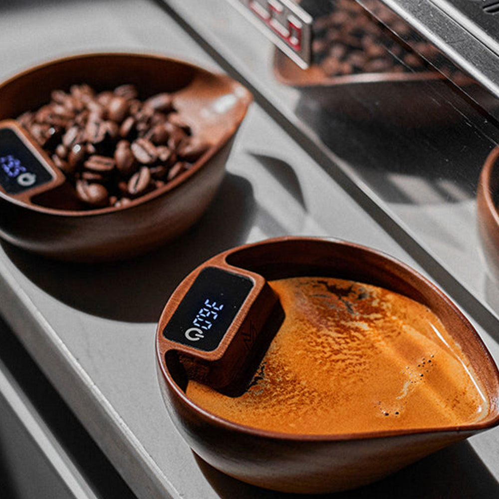 Natural Walnut Coffee Scale
