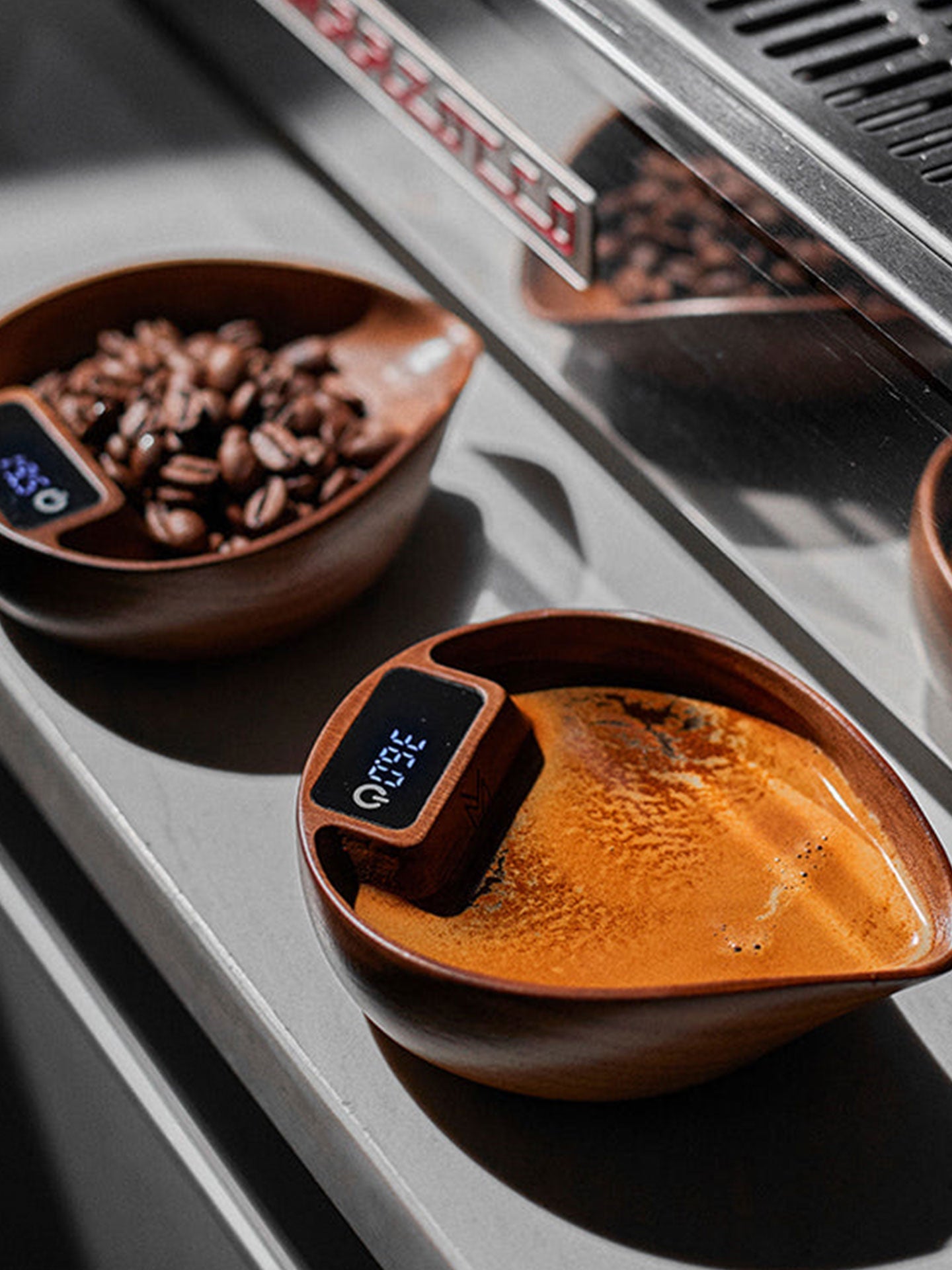 Natural Walnut Coffee Scale